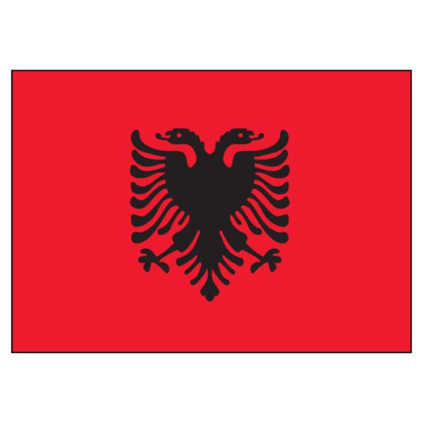 Albania National Flag - Nylon 4X6'