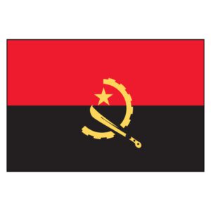 Angola National Flag - Nylon 3X5'