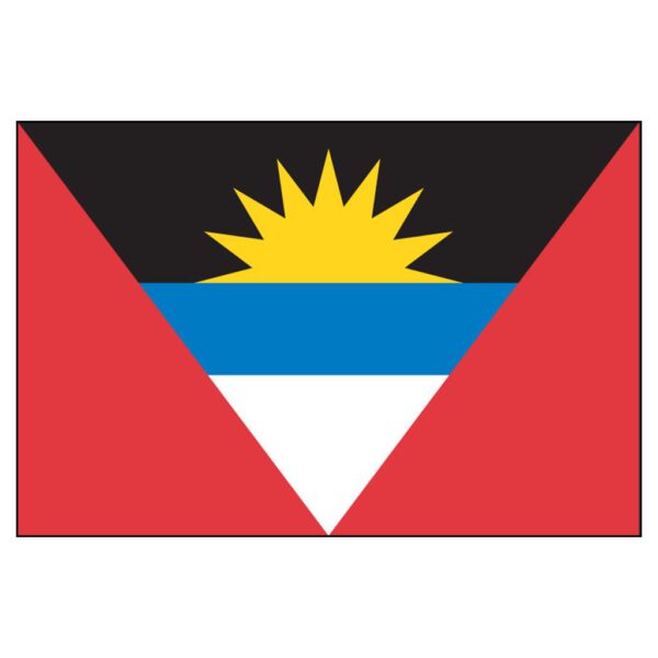 Antigua & Barbuda National Flag - Nylon 3X5'