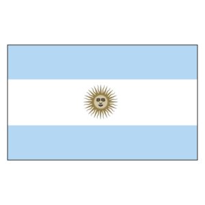 Argentina National Flag - Nylon 5X8'