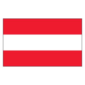 Austria National Flag - Nylon 3X5'