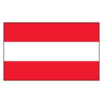 Austria National Flag - Nylon 4X6'