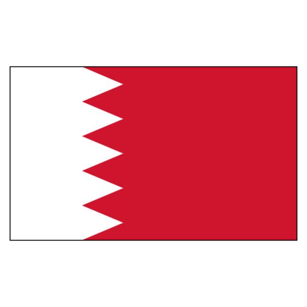 Bahrain National Flag - Nylon 3X5'