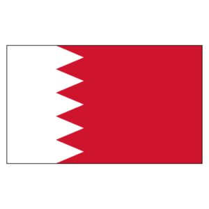 Bahrain National Flag - Nylon 4X6'