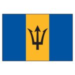 Barbados National Flag - Nylon 4X6'