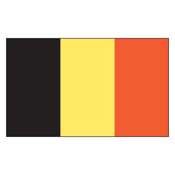 Belgium National Flag - Nylon 4X6'