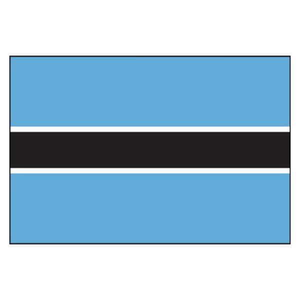 Botswana National Flag - Nylon 4X6'