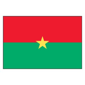 Burkina Faso National Flag - Nylon 4X6'