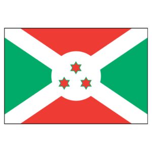 Burundi National Flag - Nylon 3X5'