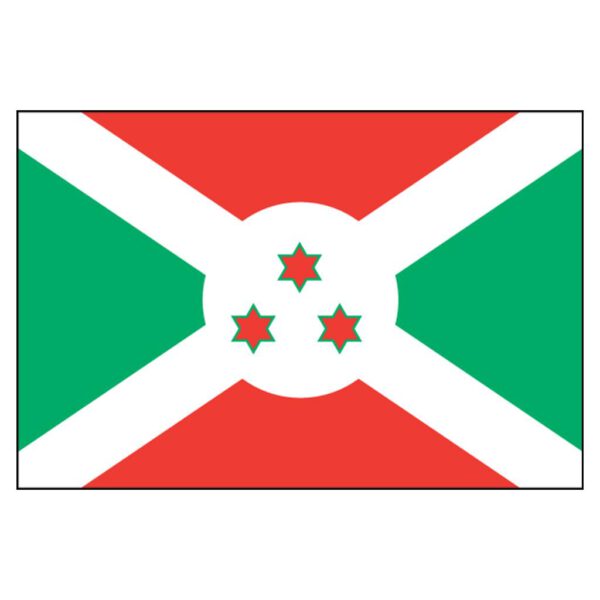 Burundi National Flag - Nylon 5X8'