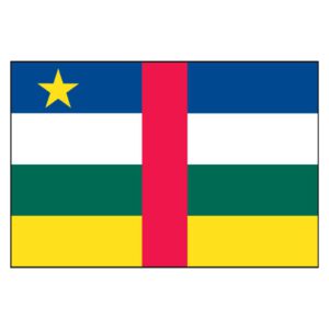 Central African Republic National Flag - Nylon 5X8'