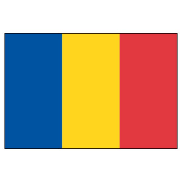 Chad National Flag - Nylon 4X6'