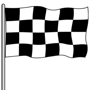 Checkered Attraction Flag 2X3'