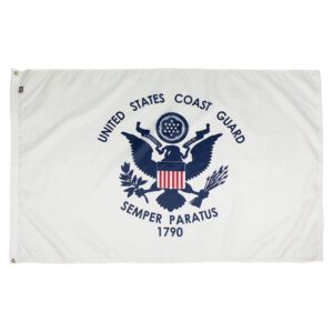 Coast Guard Flag - Nylon 2X3'