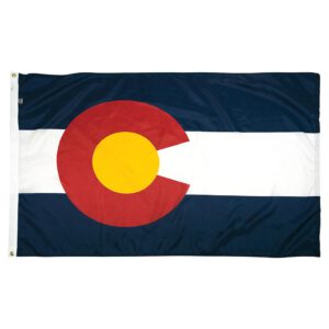Colorado State Flag - Nylon 8x12'