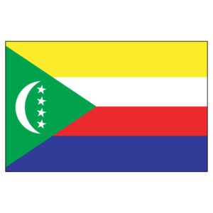 Comoros National Flag - Nylon 3X5'