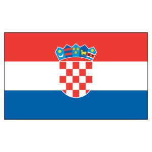 Croatia National Flag - Nylon 5X8'