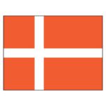 Denmark National Flag - Nylon 4X6'