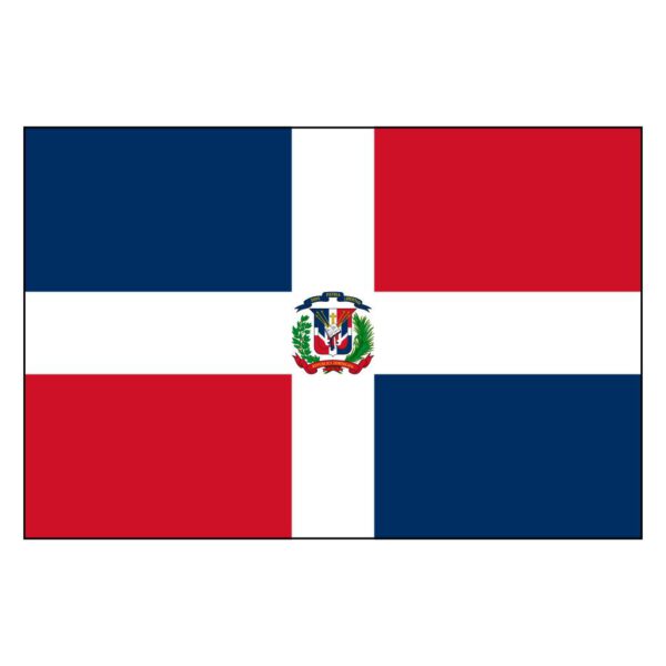 Dominican Republic National Flag - Nylon 3X5'
