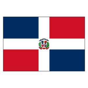 Dominican Republic National Flag - Nylon 5X8'