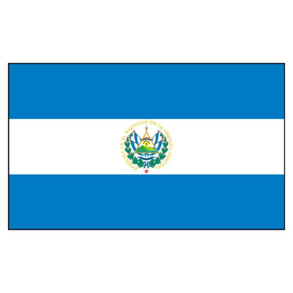 El Salvador National Flag - Nylon 3X5'