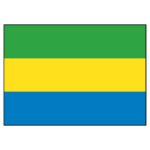 Gabon National Flag - Nylon 3X5'