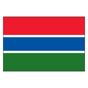 Gambia National Flag - Nylon 5X8'