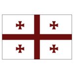 Georgia Republic National Flag - Nylon 4X6'