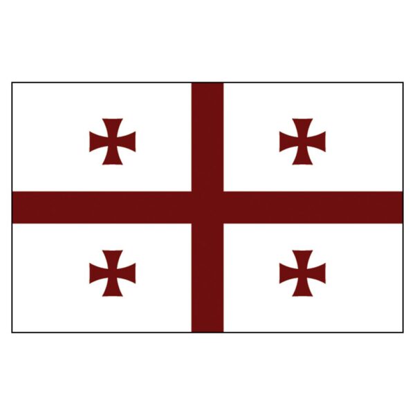 Georgia Republic National Flag - Nylon 5X8'