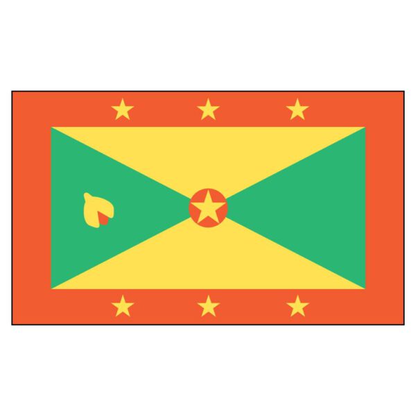 Grenada National Flag - Nylon 4X6'