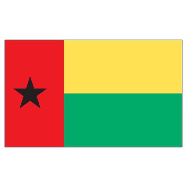 Guinea Bissau National Flag - Nylon 4X6'