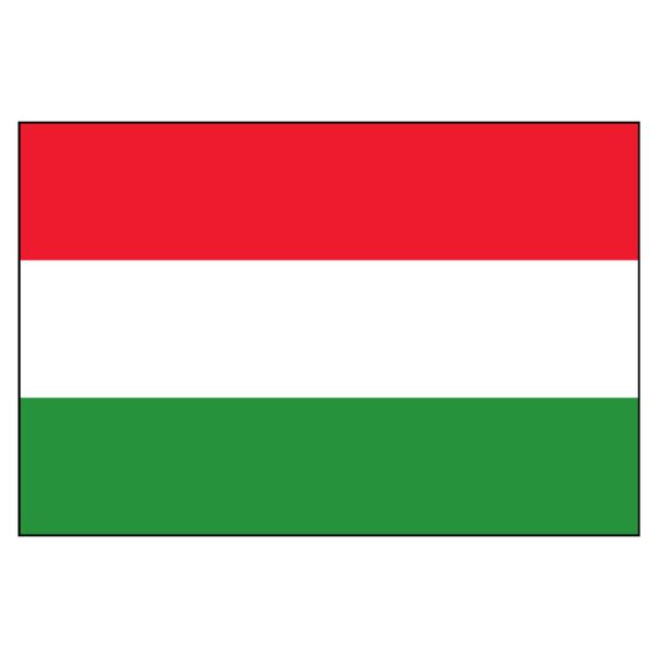 Hungary National Flag - Nylon 4X6'