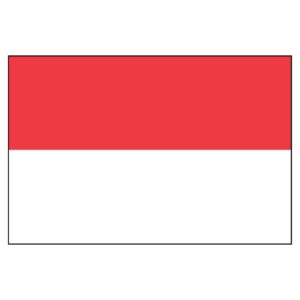 Indonesia National Flag - Nylon 3X5'