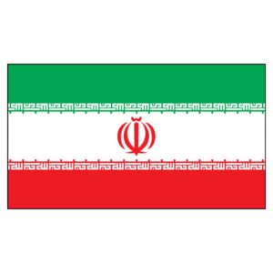 Islamic Republic of Iran National Flag - Nylon 3X5'