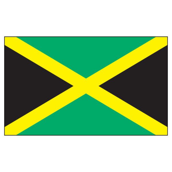 Jamaica National Flag - Nylon 3X5'