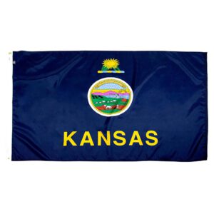Kansas State Flag - Nylon 8x12'