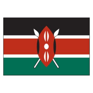Kenya National Flag - Nylon 5X8'