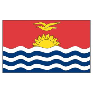 Kiribati National Flag - Nylon 3X5'