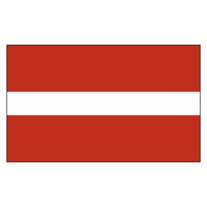 Latvia National Flag - Nylon 3X5'