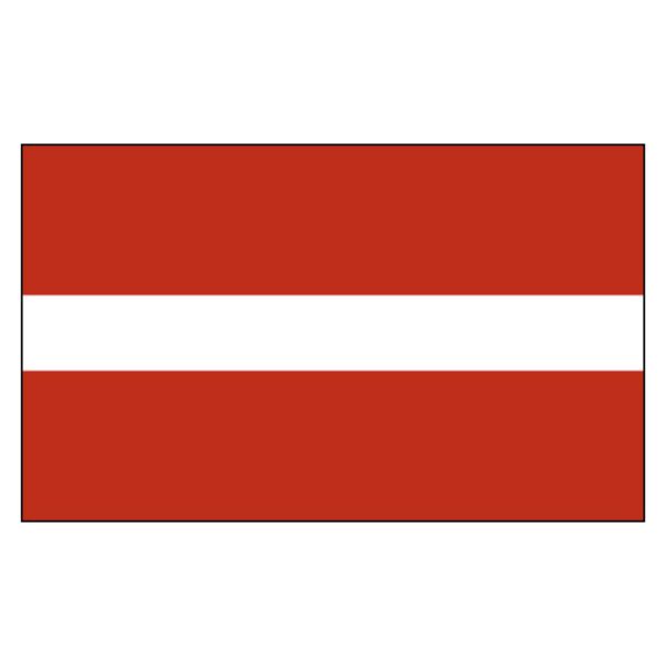 Latvia National Flag - Nylon 3X5'