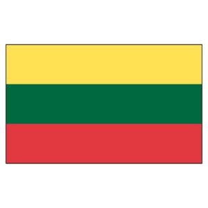 Lithuania National Flag - Nylon 3X5'