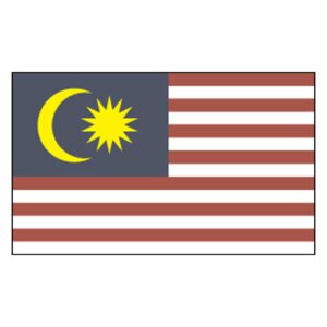 Malaysia National Flag - Nylon 3X5'