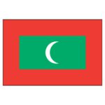 Maldives National Flag - Nylon 4X6'