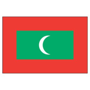 Maldives National Flag - Nylon 4X6'