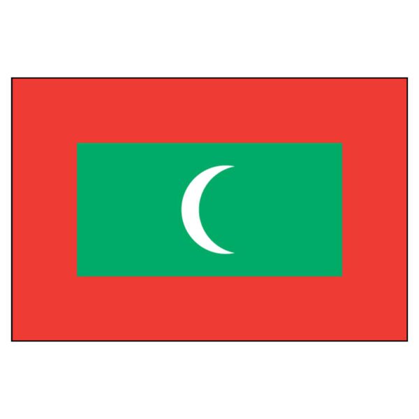 Maldives National Flag - Nylon 5X8'