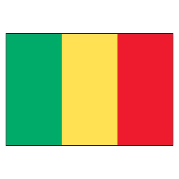 Mali National Flag - Nylon 3X5'