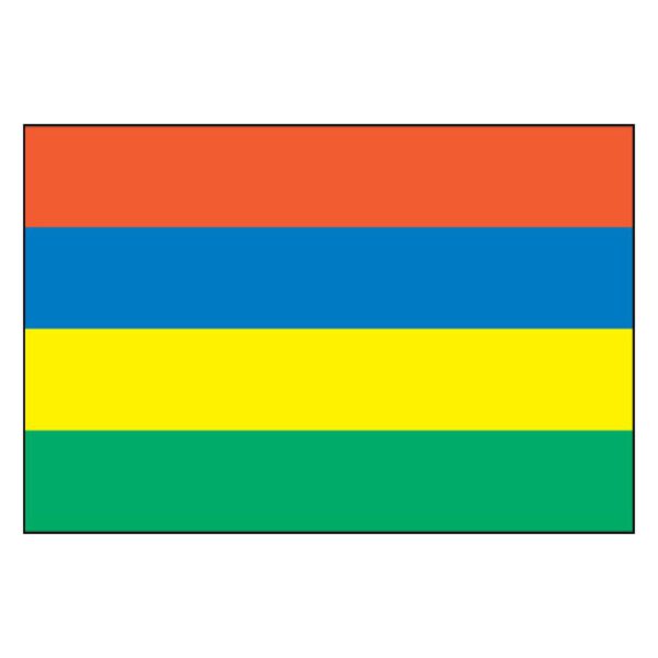 Mauritius National Flag - Nylon 3X5'