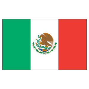 Mexico National Flag - Nylon 3X5'
