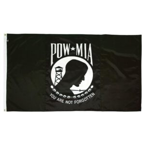 POW/MIA Double Seal Flag - Nylon 2X3'