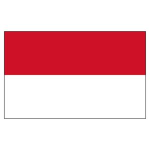 Monaco National Flag - Nylon 3X5'
